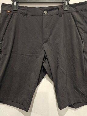 Mammut Men's Technical Hiking Shorts Gray Size 36 Outdoor Performance